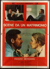 4s084 SCENES FROM A MARRIAGE Italian 2p '75 Ingmar Bergman, Liv Ullmann, different image!