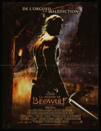 4t432 BEOWULF French 15x21 '07 Robert Zemeckis directed, Anthony Hopkins, Ray Winstone!