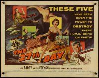 4t015 27th DAY 1/2sh '57 terror from space, five people given the power to destroy nations!