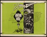4t045 HORROR HOTEL 1/2sh '62 artwork of Christopher Lee, English horror!
