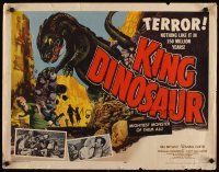 4t058 KING DINOSAUR 1/2sh '55 artwork of the mightiest prehistoric monster of all!!