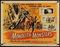 4t060 MONOLITH MONSTERS 1/2sh '57 classic Reynold Brown sci-fi art of living skyscrapers!