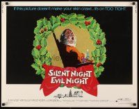 4t074 SILENT NIGHT EVIL NIGHT 1/2sh '75 this gruesome image will surely make your skin crawl!