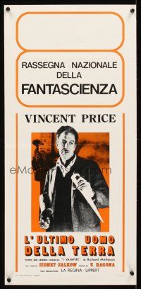 4t269 LAST MAN ON EARTH Italian locandina R70s AIP, Vincent Price is among the lifeless!