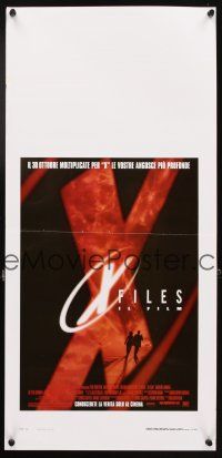 4t275 X-FILES Italian locandina '98 David Duchovny, Gillian Anderson, Martin Landau, sci-fi!