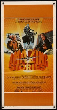 4w934 AMAZING STORIES Aust daybill '87 Steven Spielberg science fiction fantasy series!