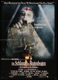 4w907 SERPENT & THE RAINBOW German '88 directed by Wes Craven, don't bury me, I'm not dead!