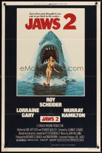 4w642 JAWS 2 int'l 1sh '78 just when you thought it was safe to go back in the water!