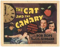 4w082 CAT & THE CANARY Other Company TC '39 Bob Hope & Paulette Goddard, cool different images!