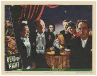 4w165 DEAD OF NIGHT LC #4 '46 Hartley Power w/ ventriloquist dummy tormenting Mervyn Johns at table!