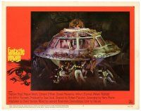 4w185 FANTASTIC VOYAGE LC #3 '66 wonderful close up image of cast by tiny ship inside body!