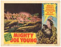 4w257 MIGHTY JOE YOUNG LC #5 '49 first Ray Harryhausen, great image of 9 strongmen in tug-o-war!