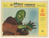 4w261 MOLE PEOPLE LC #3 '56 Universal horror, best close up of wacky subterranean monster!