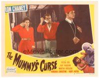 4w267 MUMMY'S CURSE LC #2 R51 Kay Harding watches Martin Kosleck about to stab Peter Coe!