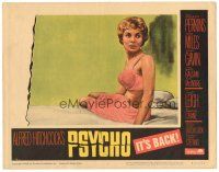 4w293 PSYCHO LC #7 R65 great close up of sexy half-dressed Janet Leigh in bra and slip, Hitchcock!