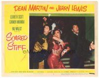 4w308 SCARED STIFF LC #3 '53 close up of sexy Carmen Miranda between Dean Martin & Jerry Lewis!