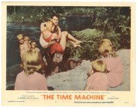 4w336 TIME MACHINE LC #4 '60 H.G. Wells, George Pal, Rod Taylor saves Yvette Mimieux from river!