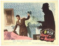 4w344 VOICE OF THE WHISTLER LC '45 Richard Dix stalks a crazed killer, great shadowy image!