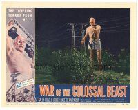 4w346 WAR OF THE COLOSSAL BEAST LC #7 '58 great close up of the monster grabbing power lines!