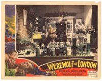 4w348 WEREWOLF OF LONDON LC #6 R51 c/u of monster Henry Hull in laboratory, 1st Universal wolfman!