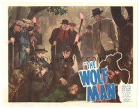 4w353 WOLF MAN LC #8 R48 Claude Rains, Bellamy & men find unconscious Chaney after he transforms!