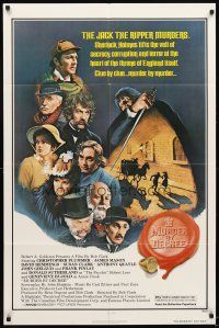 4w672 MURDER BY DECREE 1sh '79 Christopher Plummer as Sherlock Holmes, James Mason as Dr. Watson!