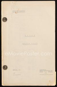 4w008 KONGA release English script February 1961, screenplay by Aben Kandel & Herman Cohen!