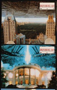 4w028 INDEPENDENCE DAY set of 12 French LCs '96 Will Smith, Bill Pullman, Jeff Goldblum, Hirsch