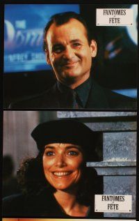 4w030 SCROOGED set of 12 French LCs '88 great images of Bill Murray, Karen Allen, Carol Kane!