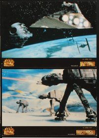 4w059 STAR WARS TRILOGY set of 8 German LCs '97 Empire Strikes Back, Return of the Jedi!