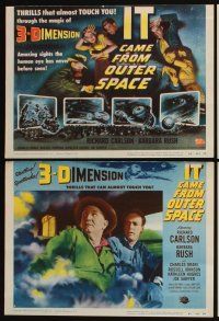 4w392 IT CAME FROM OUTER SPACE 8 LCs '53 Jack Arnold 3-D sci-fi, classic images!