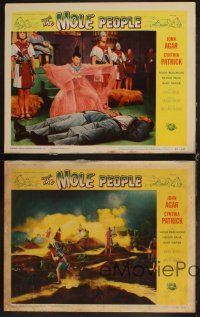 4w462 MOLE PEOPLE 4 LCs '56 John Agar & Cynthia Patrick find monsters from a lost age!