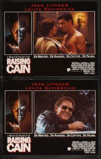4w409 RAISING CAIN 8 LCs '92 evil John Lithgow, Lolita Davidovich, Brian De Palma directed!