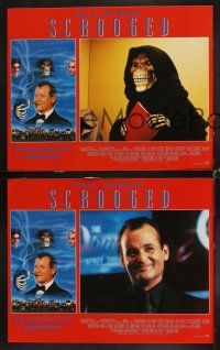 4w411 SCROOGED 8 LCs '88 Bill Murray in Charles Dickens' classic Christmas Carol story!