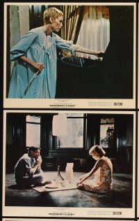 4w010 ROSEMARY'S BABY promo brochure + 11 color stills '68 Roman Polanski classic, Mia Farrow