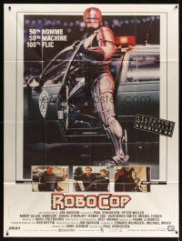 4x119 ROBOCOP French 1p '88 Verhoeven classic, Peter Weller is part man, part machine, all cop!