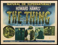 4x004 THING style A 1/2sh '51 Howard Hawks classic horror, shows five scenes from the movie!