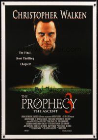 4x076 PROPHECY 3: THE ASCENT linen 1sh '00 Christopher Walken in the final most thrilling chapter!