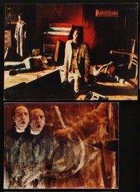 4x355 GATES OF HELL 14 color Dutch 7x9.25 stills '83 Lucio Fulci, great different zombie images!