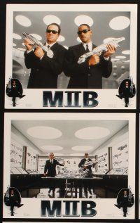 4x397 MEN IN BLACK II 8 8x10 mini LCs '02 great images of Tommy Lee Jones & Will Smith!