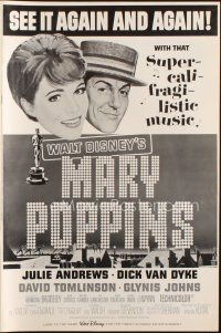 4x164 MARY POPPINS pressbook '64 Julie Andrews & Dick Van Dyke in Disney classic!