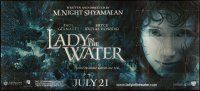 4z021 LADY IN THE WATER printer's test 30sh '06 creepy close image, directed by M. Night Shyamalan!