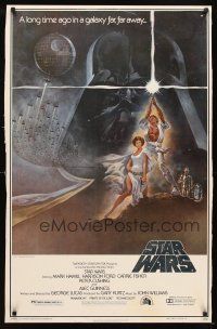 4z341 STAR WARS style A 30x40 '77 George Lucas classic sci-fi epic, art by Tom Jung!