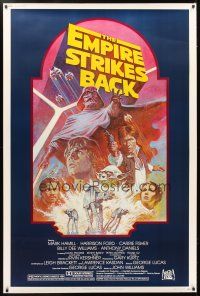 4z220 EMPIRE STRIKES BACK 40x60 R82 George Lucas sci-fi classic, cool artwork by Tom Jung!
