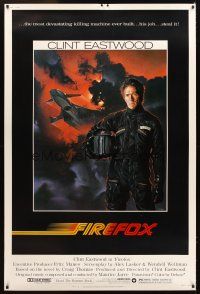 4z222 FIREFOX w/COA 40x60 '82 cool Charles deMar art of killing machine & Clint Eastwood!
