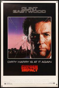 4z254 SUDDEN IMPACT 40x60 '83 Clint Eastwood is at it again as Dirty Harry, great image!