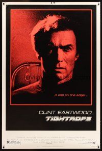 4z259 TIGHTROPE w/COA 40x60 '84 Clint Eastwood is a cop on the edge, cool handcuff image!
