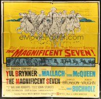 4z030 MAGNIFICENT SEVEN 6sh '60 Yul Brynner, Steve McQueen, Sturges' 7 Samurai western!