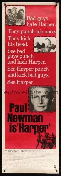 4z141 HARPER set of 2 door panels '66 Pamela Tiffin, Paul Newman has many fights & does it better!