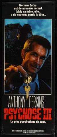 4z130 PSYCHO III French door-panel '86 great close image of Anthony Perkins as Norman Bates!